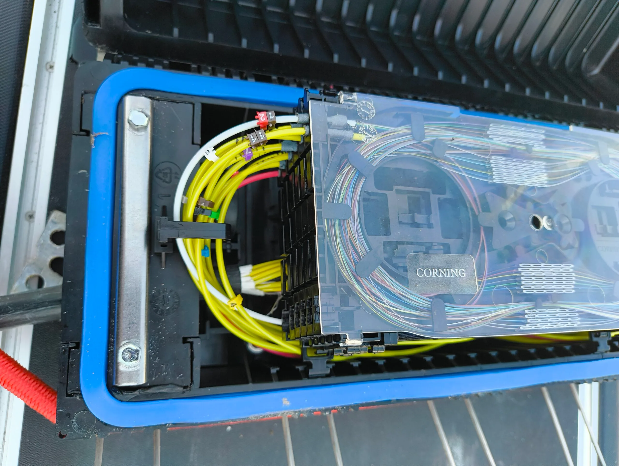 Beschriftete Netzwerkports
